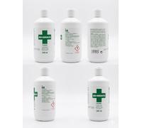 Interapothek Heridine Agua Oxigenada 6% (20 Volúmenes) - Antiséptico para Piel Sana y Limpieza de Heridas Superficiales - 500 ml