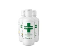 Interapothek Pack 3 Agua Oxigenada 250ml Antiséptico Piel Sana