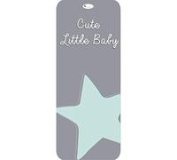 Interbaby 0C043-03 - Colchoneta Universal Cute Little Baby Verde para Sillas de Paseo, unisex