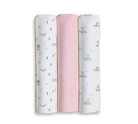 Interbaby - 98980 Pack 3 Gasas bebé Muselina Color: 2 Talla: Unic