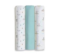 Interbaby - 98980 Pack 3 Gasas bebé Muselina Color: 3 Talla: Unic