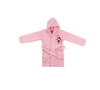 INTERBABY - Albornoz Bebé 100% Algodón T.0-2 años, color rosa