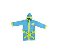 INTERBABY- Albornoz Bebés 100% Algodón T. 0-2 años, color turquesa