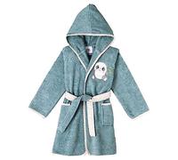 Interbaby Albornoz Infantil Azul 100% algodón - Talla: 2-4 años