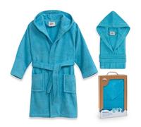 Interbaby Albornoz Niños: Niña, Niño, Bebe Recien Nacido | Albornoz Infantil de 6 a 8 Años | 100% Algodón, Extra Suave, Fácil de Lavar, Alta Capacidad de Absorción