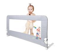 Interbaby Barrera Seguridad Niños Cama Abatible 150 cm | Barrera Cama Niños Entre 18 Meses y 5 Años | Barandilla Cama Niño de Fácil Instalación, Segura, Compatible con Camas Nido | Jirafa