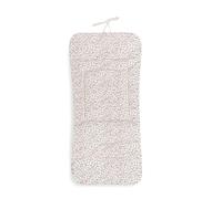 Interbaby - Colchoneta para Silla de Paseo Universal Reversible línea Don Algodón, Vichy Rosa o Flores, Cojín de Verano para Cochecito y Asiento de Carro