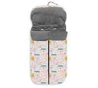 Interbaby D10056-02 - Saco Universal Animales Rosa Para Silla De Paseo, Unisex