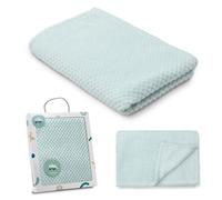 Interbaby - Manta Bebé Recien Nacido | Extrasuave de Porcorn, Cómoda, Cálida | Manta Meses Bebé 80x110cm, Unisex, Para Cunas, Carritos