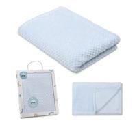 Interbaby - Manta Bebé Recien Nacido | Extrasuave de Porcorn, Cómoda, Cálida | Manta Meses Bebé 80x110cm, Unisex, Para Cunas, Carritos