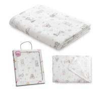 Interbaby - Manta Bebé Recien Nacido | Extrasuave Estampada Koala, Cómoda, Cálida | Manta Meses Bebé 80x110cm, Unisex, Para Cunas, Carritos, Moisés