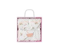 Interbaby - Manta Bebe Recien Nacido | Mantita Bebe 100% Poliéster, Terciopelo, Suave, Cómoda, Cálida | Manta Meses Bebe 80x110cm, Unisex, para Cunas, Carritos | Elefante + Burbuja Rosa