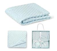 Interbaby - Manta Bebe Recien Nacido | Mantita Bebe 100% Poliéster, Terciopelo, Suave, Cómoda, Cálida | Manta Meses Bebe 80x110cm, Unisex, para Cunas, Carritos | Verde