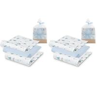 Interbaby Muselina Bambu Bebe 55x75cm | Gasas para Bebes Recien Nacidos, Lactancia, Toalla, Manta | Muselinas Bebe Cómoda, Suave, Transpirable (Paquete de 2)