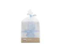 INTERBABY · Pack de 3 Gasas de Bambú BEAR azul para bebés· 55x70 cm · Bambú&Algodón