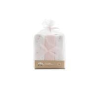 INTERBABY · Pack de 3 Gasas de Bambú BEAR rosa para bebés· 55x70 cm · Bambú&Algodón