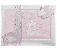 Interbaby - Sábanas Invierno Oso Cariñoso Interbaby Rosa Minicuna