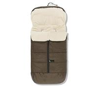 Interbaby Saco Silla Paseo Universal Saco Bebe Invierno Suave, Cálido, Afelpado | Saco Carro Bebe Invierno Desmontable, Doble Apertura, Lavado Fácil, Materiales Antialérgicos, Chocolate