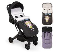 Interbaby Saco Silla Paseo Universal Saco Bebe Invierno Suave, Cálido, Afelpado | Saco Carro Bebe Invierno Desmontable, Doble Apertura, Lavado Fácil, Materiales Antialérgicos, Paracaidista Azul