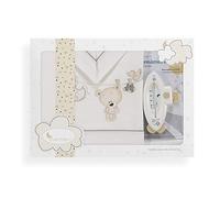 INTERBABY - Set de Sábanas Tendedero Oso Termómetro Beige