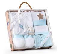 Interbaby Set Regalo Bebé 5 Piezas, modelo Elefantito, azul