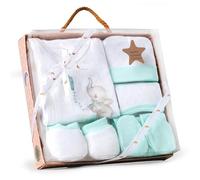 Interbaby Set Regalo Bebé 5 Piezas, modelo Elefantito, Verde
