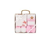 Interbaby Set Regalo Bebé 5 Piezas, modelo Paracaidista rosa