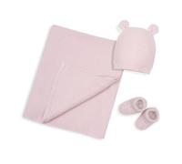 Interbaby - SET52 Set 3 Piezas para Regalo de recién Nacido Color: 2-Rosa Talla: Unic