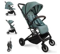 Interbaby - Silla de Paseo Voyage | Carrito Bebe desde Nacimiento hasta 48 meses o 22 kg | Botón Plegado rápido, Amortiguadores, Capota XXL Intercambiable, Reposabrazos | Cochecito bebe Verde