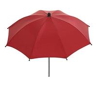 INTERBABY- Sombrilla Lisa Rojo para silla de paseo