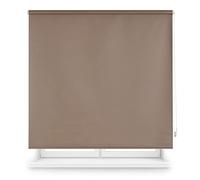 INTERBLIND | Estor Enrollable Opaco Liso Premium - Estor Enrollable Tamaño 140x175 cm Ancho por Alto - Estor Opaco Medida Tela 137x170 cm - Estor Térmico Topo - Estor Aislamiento Luz, Frío y Calor