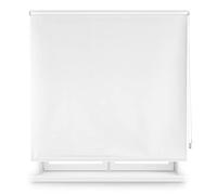 INTERBLIND | Estor Enrollable Opaco Liso Premium - Estor Enrollable Tamaño 100x230 cm Ancho por Alto - Estor Opaco Medida Tela 97x225 cm - Estor Térmico Crudo - Estor Aislamiento Luz, Frío y Calor