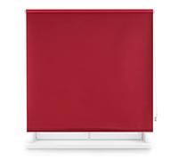 INTERBLIND | Estor Enrollable Opaco Liso Premium - Tamaño 120x230 cm Ancho por Alto - Medida Tela 117x225 cm - Térmico Burdeos - Aislamiento Luz, Frío y Calor