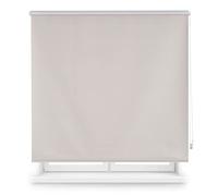 INTERBLIND | Estor Enrollable Premium Opaco Liso 140x175 cm - Medida Tela 137x170 cm - Térmico Plata con Aislamiento Luz, Frío y Calor