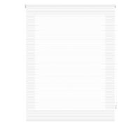 INTERBLIND | Estor Enrollable Premium Translúcido Rayado Tamaño 80x180 - Estor Instalación Flexible Pared o Techo Tamaño Tela 77x175 - Estor Enrollable Blanco