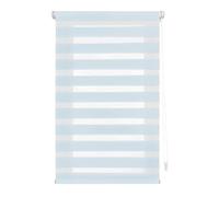 INTERBLIND | Estor Noche y Día EasyFix - Instalación SIN Herramientas - Tamaño 130x180 (Ancho x Alto) - SIN Taladro, Tela 127x175 - Color Celeste