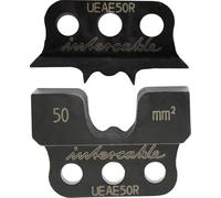 Intercable MPU UEAE50R 50 mm² - Pieza de prensa redonda para férulas de cable, mordazas de prensado, pinzas de crimpado, mordazas de sujeción