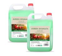 Intercabo - Pack 2 geles de ducha granada 5 litros - total 10 litros - garrafas con aroma afrutado - pH neutro - jabon corporal profesional para hoteles, gimnasios, colectividades o uso familiar