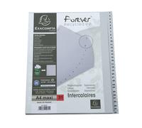 Intercalaires imprimes polypropylene 13x100e 31 positions de 1 a 31 - a4 maxi DI