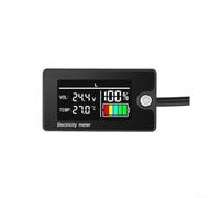 Intercambiable LCD DC8100V Indicador de Capacidad de Batería con Importación de Curva SOC Personalizada y Alarma de Voltaje para Uso en Vehículos Eléctricos y Salas de Computación (A)