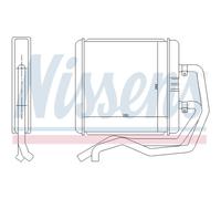 Intercambiador Calefacción Interior Aluminio Plástico para Iveco Daily III