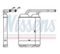 Intercambiador Calefacción Interior Aluminio Plástico para Renault Twingo Yo