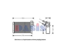 Intercambiador Calefacción Interior Apto para Renault Megane Scenic 234x157x42
