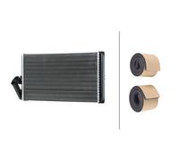 Intercambiador de Calor Calefacción Interior Aletas 394 X 225MM HELLA para MB