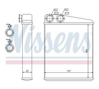 Intercambiador de Calor Calefacción Interior Apto para Mercedes-Benz Clase B