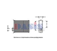 Intercambiador de Calor Calefacción Interior Apto para Volvo V70 I 850 Familiar