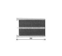 Radiador de calefacción HIGHWAY AUTOMOTIVE 50033010 ANTOS 7.698 2012-2018