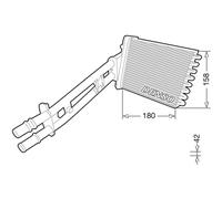 DENSO DRR09043 Radiador de calefacción