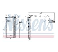 NISSENS 707310 Radiador de calefacción