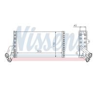 Intercambiador de calor, calefacción interior NISSENS 71149